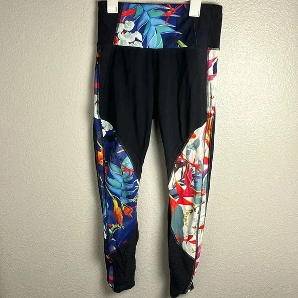 Athleta Floral Print Leggings - Picture 2 of 11